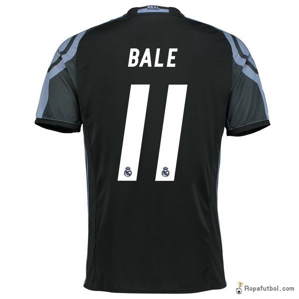 Camiseta Real Madrid Replica Tercera Ropa Bale 2016/17 Negro